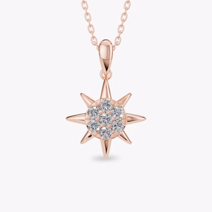 Daystar Glow Brilliant Sunray Laboratory Grown Diamond Pendant
