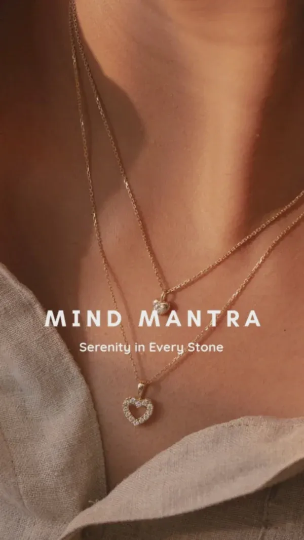 Romantic Heart Laboratory Grown Diamond Pendant for Her